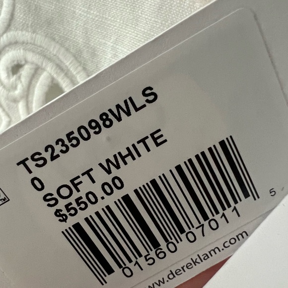 NWT Derek Lam 10 Crosby Everett Eyelet Puffed-Sleeve Mini Dress SIZE 0 - Picture 9 of 11